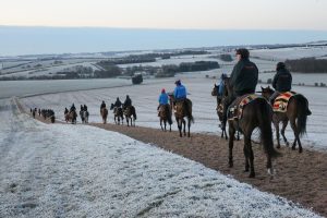 B96E0035 Winter Scenes and Nicky Henderson’s Seven Barrows