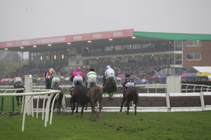 X5B9688 Uttoxeter   white padded hurdles