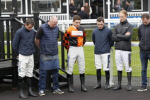 20J8468 Minutes silence at Uttoxeter
