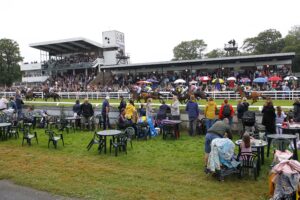 96E0121 Plumpton Crowds