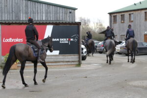 20J6194 Dan Skelton stables scene