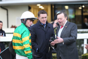 FU0E3042 James Bowen, Sir AP McCoy and Nicky Henderson